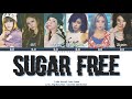 T-ARA (티아라) - 'Sugar Free (슈가프리)' Lyrics 가사 + Line Distribution (Color Coded Han/Rom/Eng)