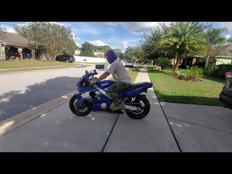 YZF600R First Run