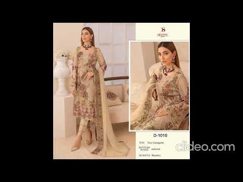 DEEPSY D 1010 -1011 GEORGETTE WITH EMBROIDERY PAKISTANI SALWAR SUIT