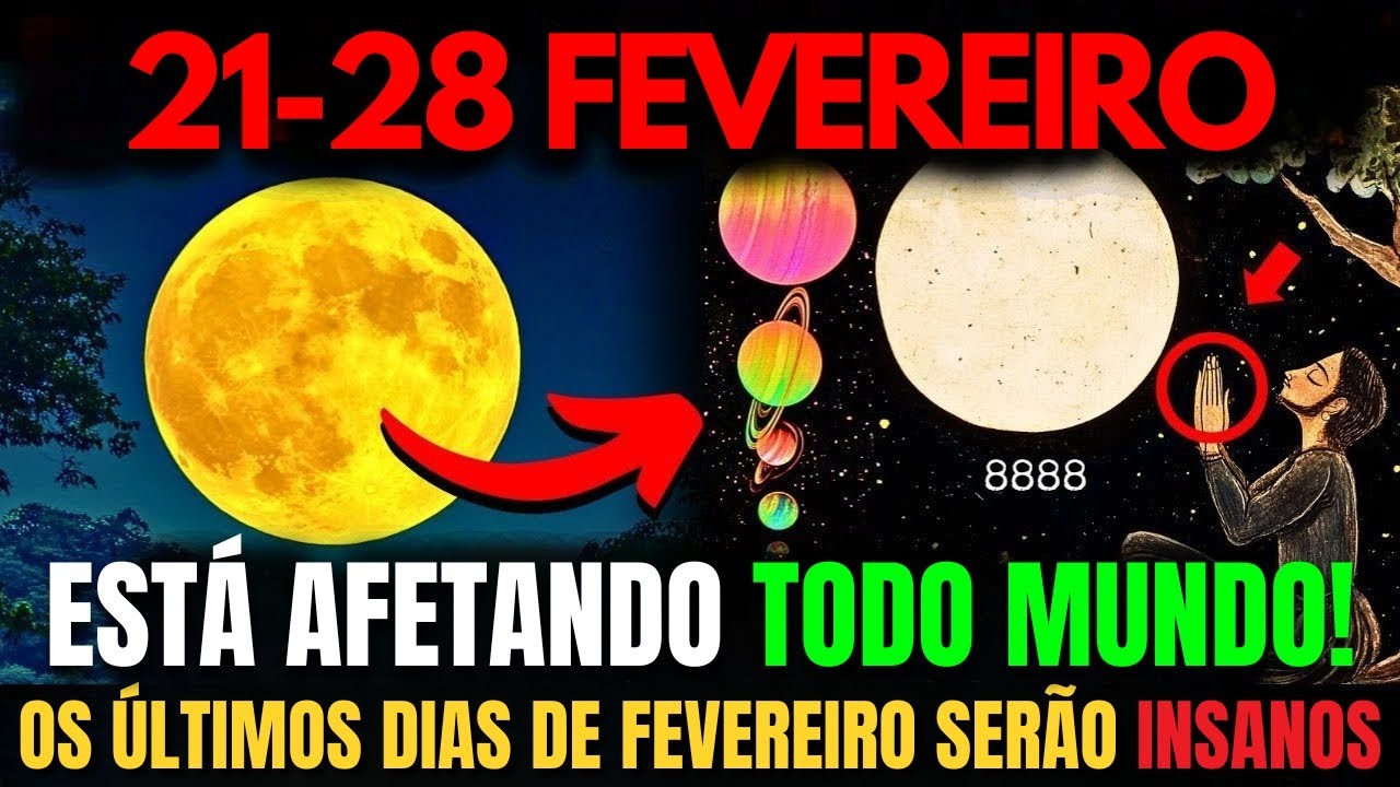 🔴URGENTE! A Semana Que Muda Tudo: Lua Nova, Alinhamento Planetário e O Fim de Marte Retrógrado!