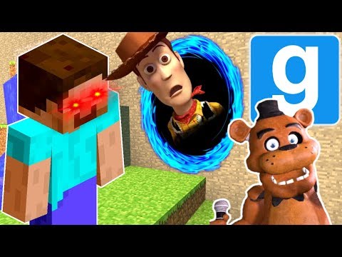 The Frustrated Gamer - WE FOUND A PORTAL TO MINECRAFT IN GMOD! | Multiplayer Garry's Mod Gameplay