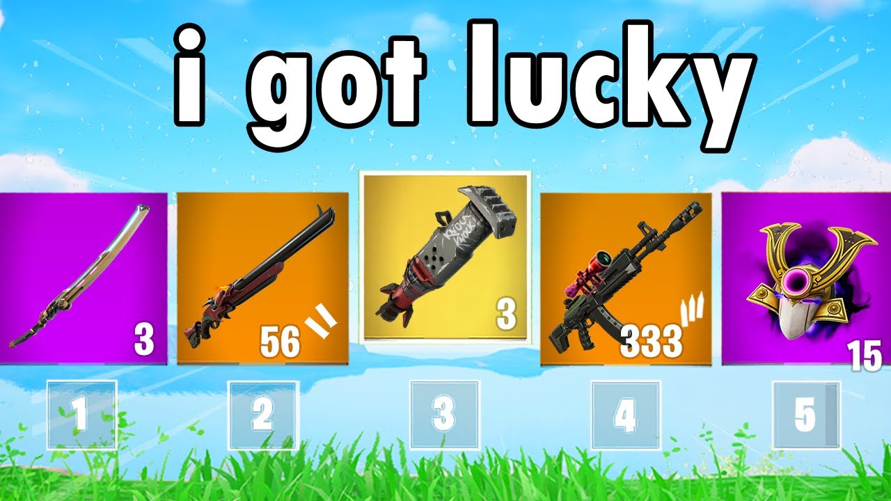 The *RANDOM* LOADOUT Challenge in Fortnite