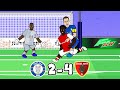 Chelsea vs Arsenal: 2-4! (Saka Smith Rowe Nketiah Parody Goals Highlights 2022)
