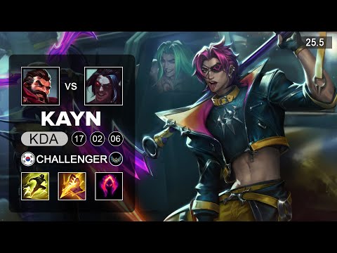 Kayn vs Graves Jungle - KR Challenger - Patch 25.5 Season 15