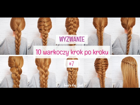 Warkocz z 5 części - 10 warkoczy krok po kroku - hair by Jul