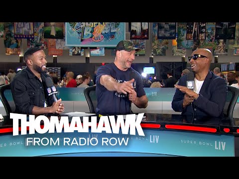 Joe & Hawk at the Super Bowl with MC Hammer, Antonio Gates, & More | ThomaHawk