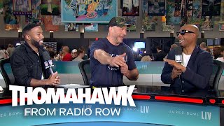 Joe & Hawk at the Super Bowl with MC Hammer, Antonio Gates, & More | ThomaHawk