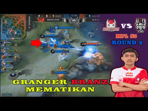 #MPL2020 GRANGER BRANZ GA ADA OBAT. BTR VS ALTER EGO MATCH 2   MPL DAY 1 Mobile Legends
