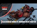 Da’Mon Blackshear submits Jose Johnson with 3rd twister in UFC history at #UFCVegas78 | ESPN MMA