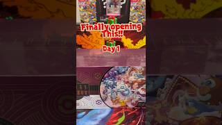 Time to finally open the advent calendar guys!! #pokemon #pokemontcg #pokemoncommunity