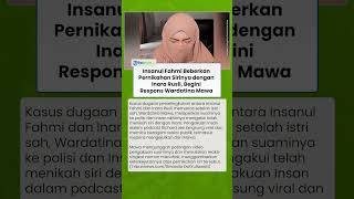 Insanul Fahmi Beberkan Pernikahan Sirinya dengan Inara Rusli, Begini Respons Wardatina Mawa