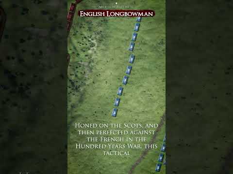 English Longbowman Tactic #shorts #fyp #tactical #documentary #military #war #medieval #history