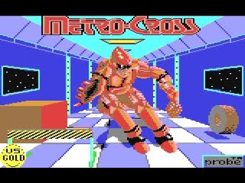Metro-Cross Review for the Commodore 64 by John Gage