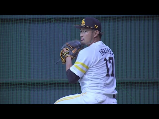 【ホークス春季キャンプ】岩嵜のユニフォームを着てホークス・森がブルペン 2019/2/3