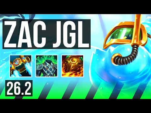 ZAC vs VOLIBEAR (JGL) | Good KDA: 11/1/19 | KR Master | 26.2