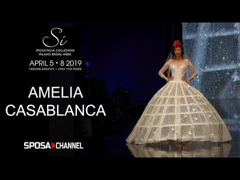 AMELIA CASABLANCA - Abiti da sposa 2020 - Sì Sposaitalia 2019