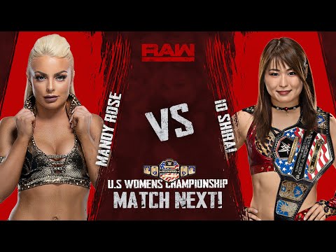 WWE 2K19 Universe Mode  - Raw - Mandy Rose v Io Shirai - U.S Championship - Sonya turns on Mandy!