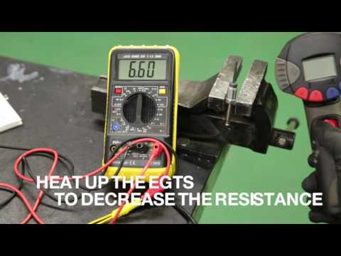 Exhaust Gas Temprature Sensor Testing with a Multimeter
