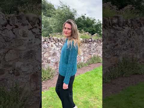 Kintyre Sweater in Beltra coloured Donegal merino wool