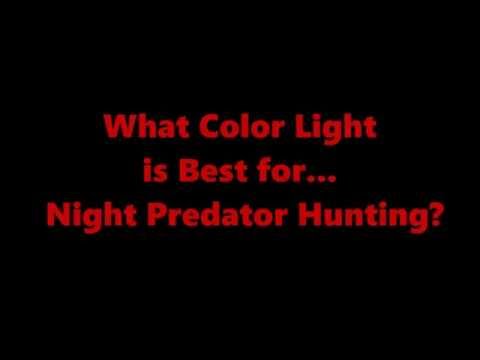 YouTube video about: What color light can coyotes not see?