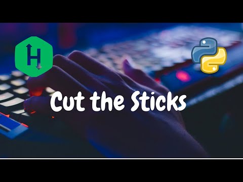 45 Cut The Sticks Implementation Hackerrank Solution Python