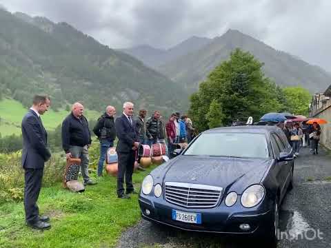 L’ultimo saluto dei Margari allo storico margaro Mario Vincenti - Pontechianale (CN) 14/09/2022