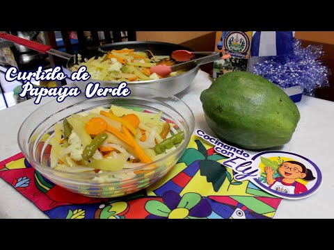 Preparando un Riquísimo CURTIDO DE PAPAYA VERDE