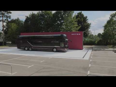 The new Setra S 531 DT from above - taken by a drone | AutoMotoTV