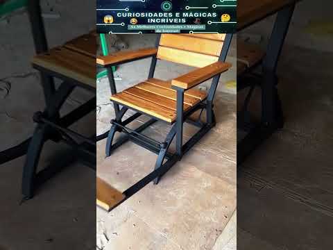 ✅ DIFFERENTIATED ROCKING CHAIR | See what an interesting chair | Incredible curiosities | #shorts