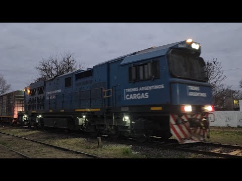 [4K] Tren de tolvas graneras de NCA con destino a General Deheza pasando por Marcos Juárez!!!!!!