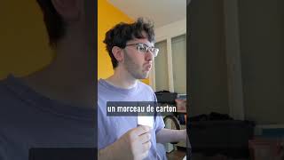 C'est juste un bout de carton