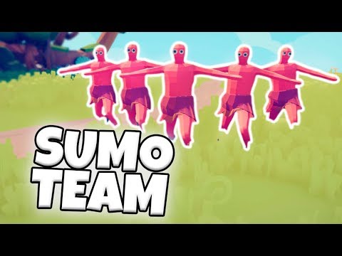 SUMO TEAM VS EVERY FACTION (CUSTOM) | TABS MODDED GAMEPLAY