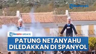 Patung Benjamin Netanyahu Diledakkan di El Burgo, Picu Protes Keras Israel ketegangan Diplomatik