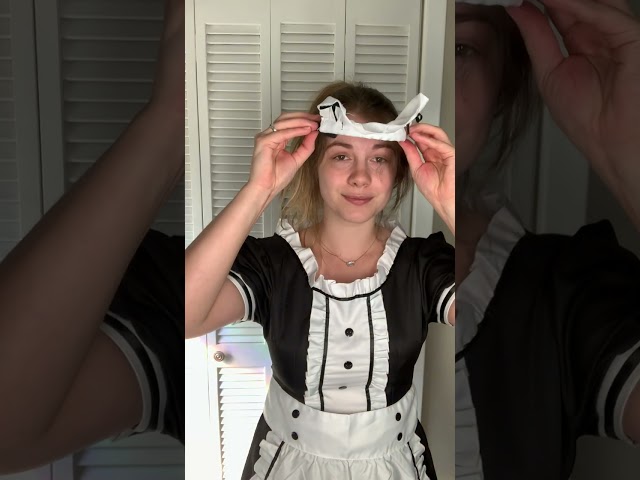 Vídeo relacionado con MeYuxg Disfraz de Sirvienta, Vestido de Sirvienta Francesa de Anime, Disfraz de Halloween para Mujeres, Lindo Vestido de Cosplay de Sirvienta, Disfraz de Sirvienta con Delantal, Anillos para las