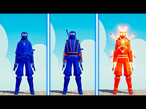 NEW EVOLUTION OF SUPER NINJA - Totally Accurate Battle Simulator | TABS