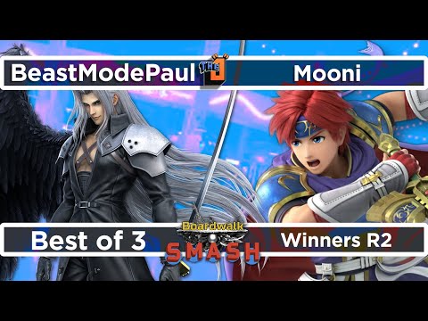 BeastModePaul (Sephiroth) vs Mooni (Roy) Winners R2 - Boardwalk Smash #29 - SSBU