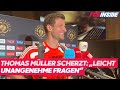 Leicht Unangenehme Fragen Müller Scherzt Mit Bayern Reporter
