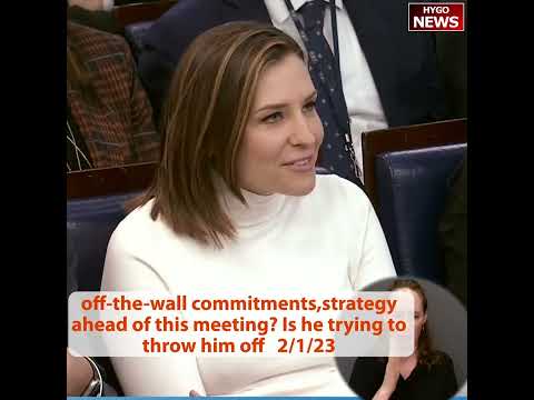 Off-the-wall commitments, strategy ahead of this meeting? Is he trying to throw him off?