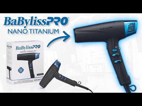 BaBylissPRO® Nano Titanium Limited Edition Dual Ionic Hair Dryer - Matte Black video review thumbnail