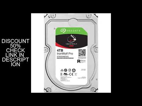 For Seagate IronWolf Pro NAS 4TB 7200RPM 128MB ST4000NE001 3.5&quot; SATA Hard Drive Fast Ship