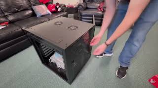 Review of the ECHOGEAR 12U Network Rack - Enclosed Wall Mount Rack Kit Includes 2X 1U Shelves, Fans