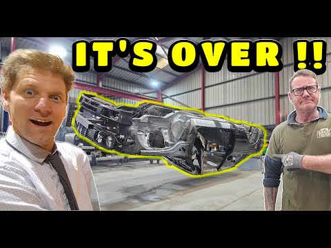It's Over, Finishing the inner wing on Colin Furze BMW E30 with just sheet metal.