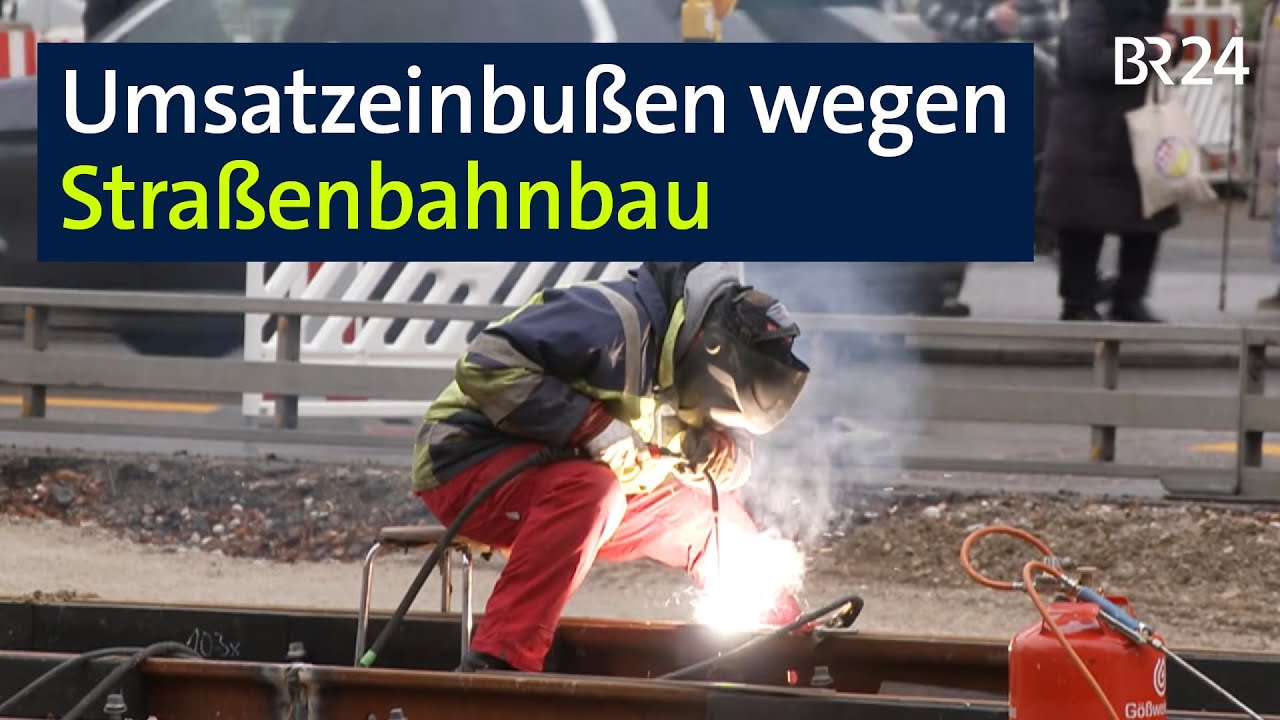 Münchner Händler klagen: Umsatzeinbußen wegen Straßenbahnbau | Abendschau | BR24