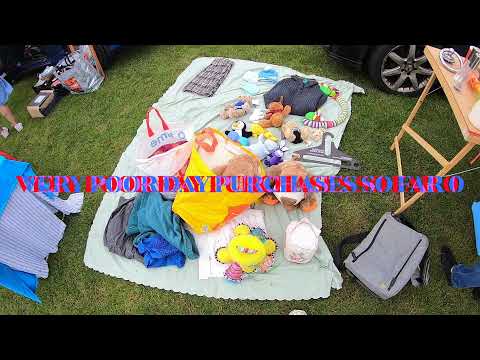 B'LUCKY CAR BOOT HUNT IT JUST WONT STOP RAINING (WARNING VERY SHORT VIDEO) VLOG 47