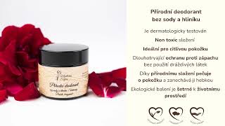 Přírodní deodorant pačuli a bergamot- bez sody a hliníku krémový