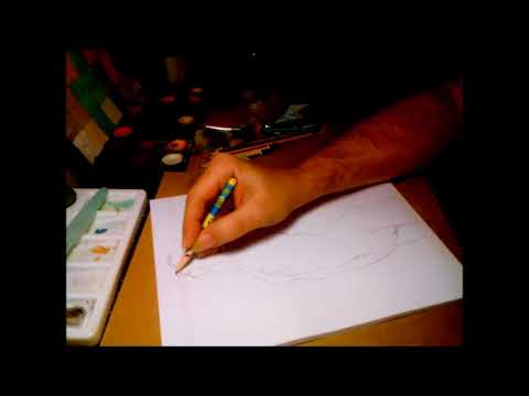 Απλό σκίτσο γυναικείο σώμα με μολύβι