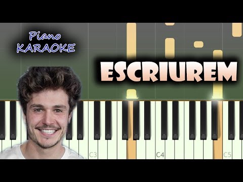 Miki Núñez - Escriurem (Y Escribir) | KARAOKE Piano / Tutorial / Cover