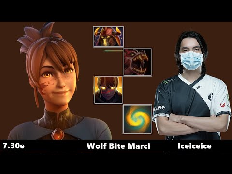 Iceiceice Marci Wolf-Bitten too OP  #Lycan #Dota2