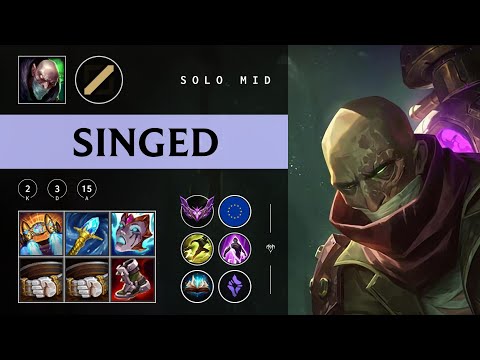 Singed Mid vs Kai'Sa - EUW Master Patch 25.22