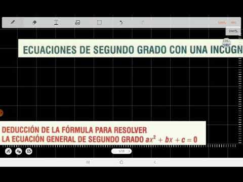 Demostración de la fórmula general o cuadrática
